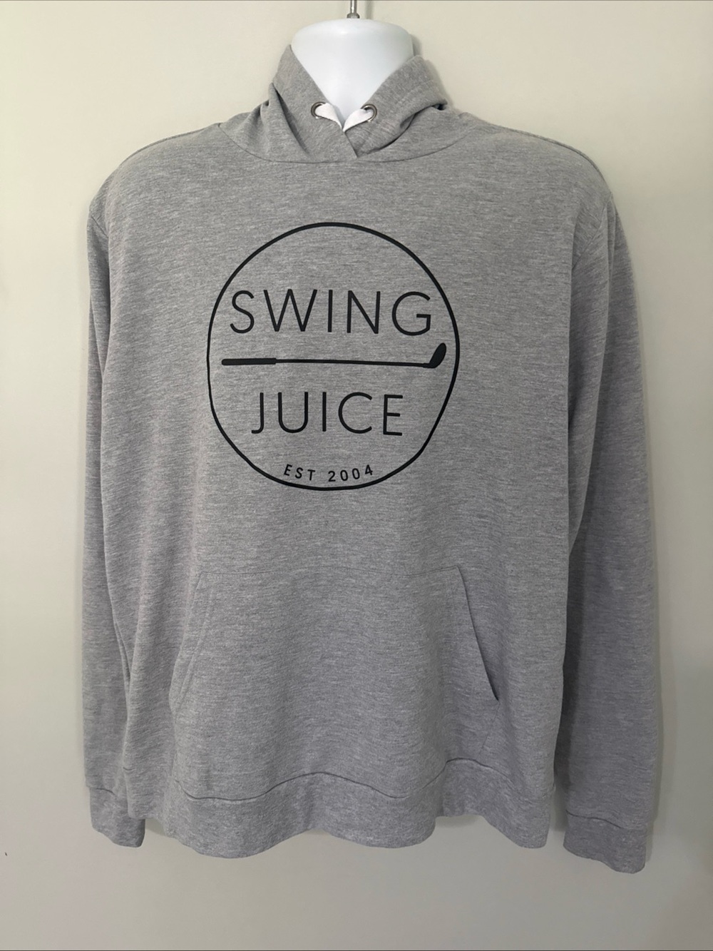 Men’s Light Gray Pullover Hoodie